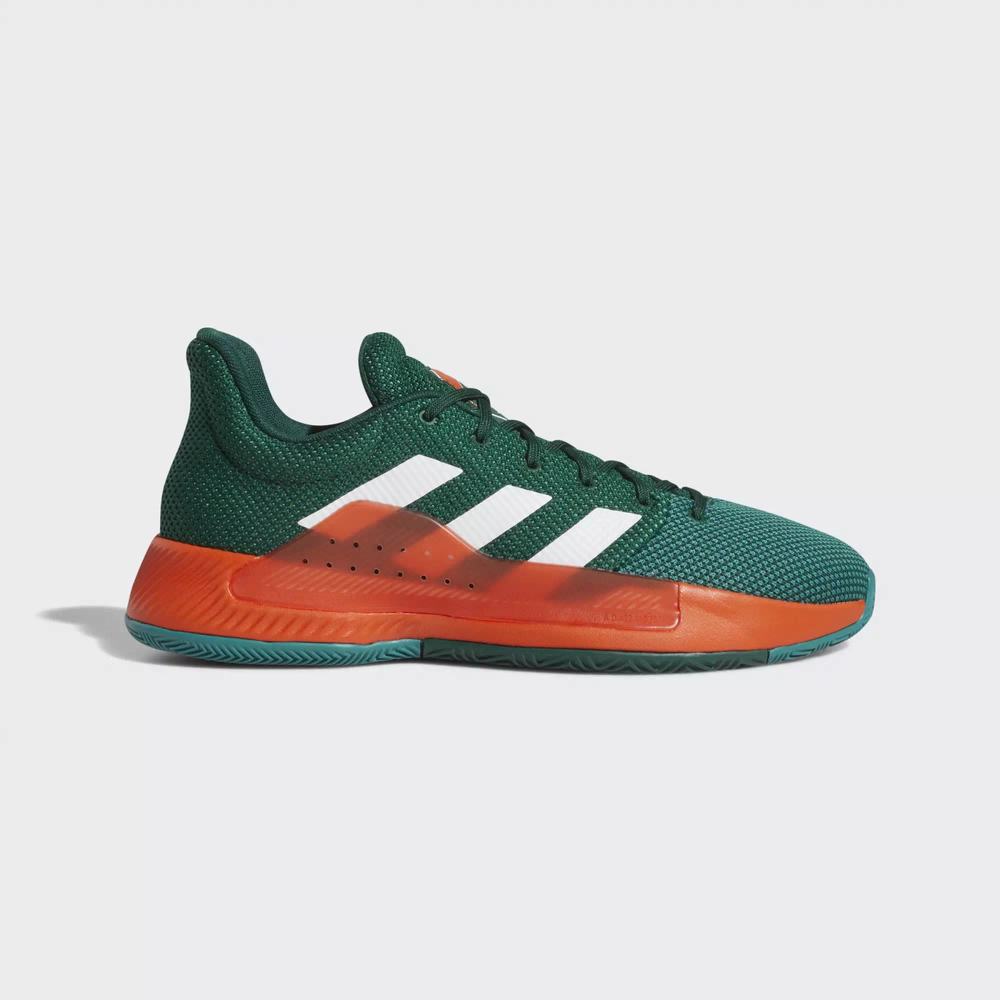 Adidas Pro Bounce Madness Low 2019 Tenis De Basketball Verdes Para Hombre (MX-64818)